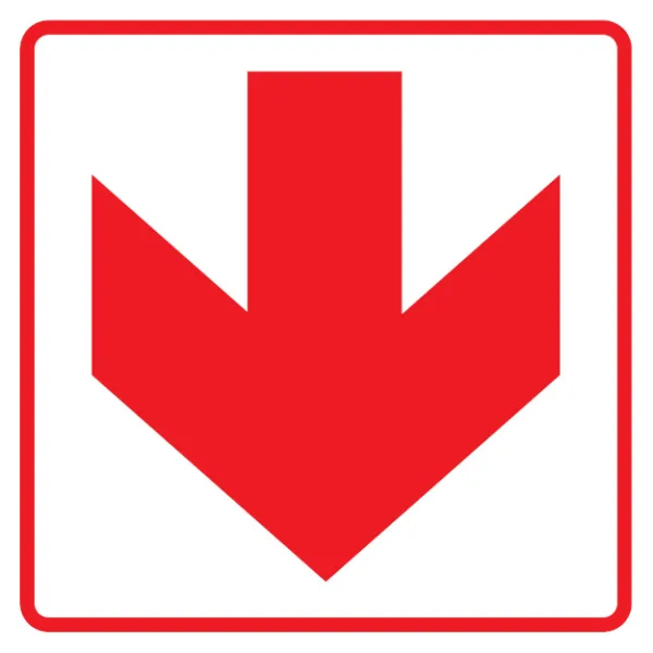 Red Arrow Down jpg